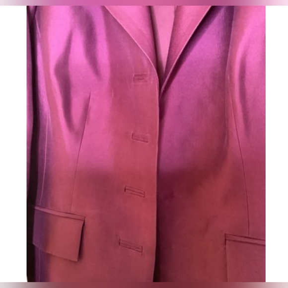 👣4/$20.  Sutton Studio ~ Silk Wool Blend Blazer. (no buttons) - Picture 4 of 4